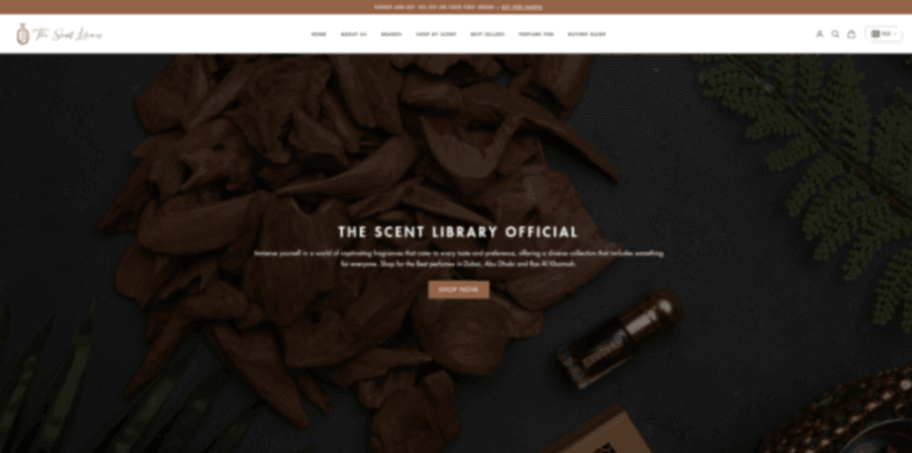 Scent Library - Noor Ecommerce Project